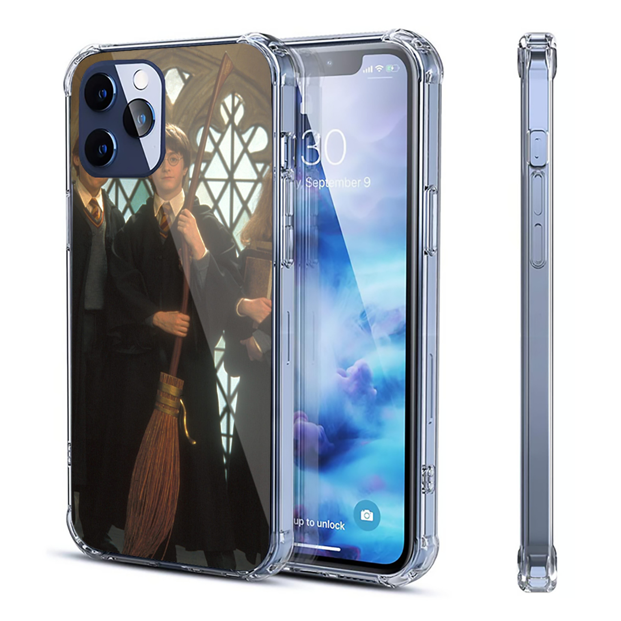 （画像用） Harry Potter ハリー・ポッターシリーズ 【iPhone 12シリーズ対応】透明スマホケース（クリアソフトケース）